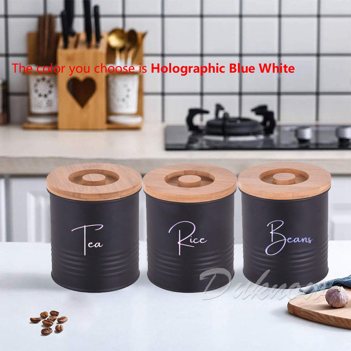 Kitchen Organization Canister  - Kitchen.Baking Labels のレビューと価格