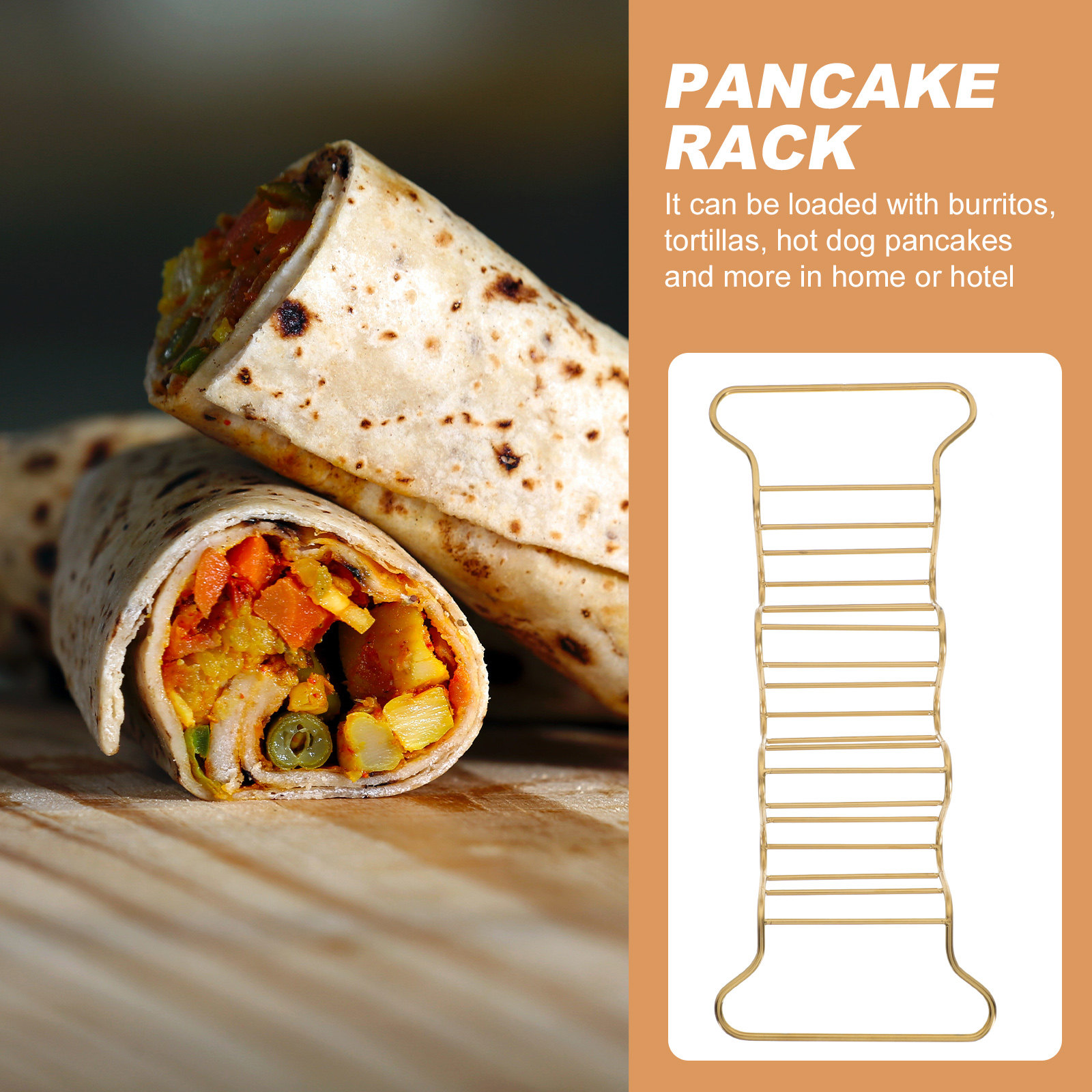 1Pcs Stainless Steel Taco Rack - Kitchen Baking Gadgets のレビューと価格