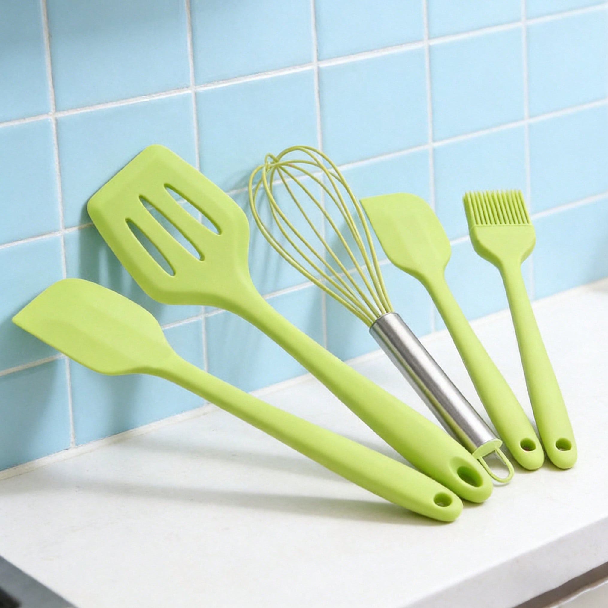 Silicone Cooking Utensils Set, - Kitchen Baking Gadgets のレビューと価格