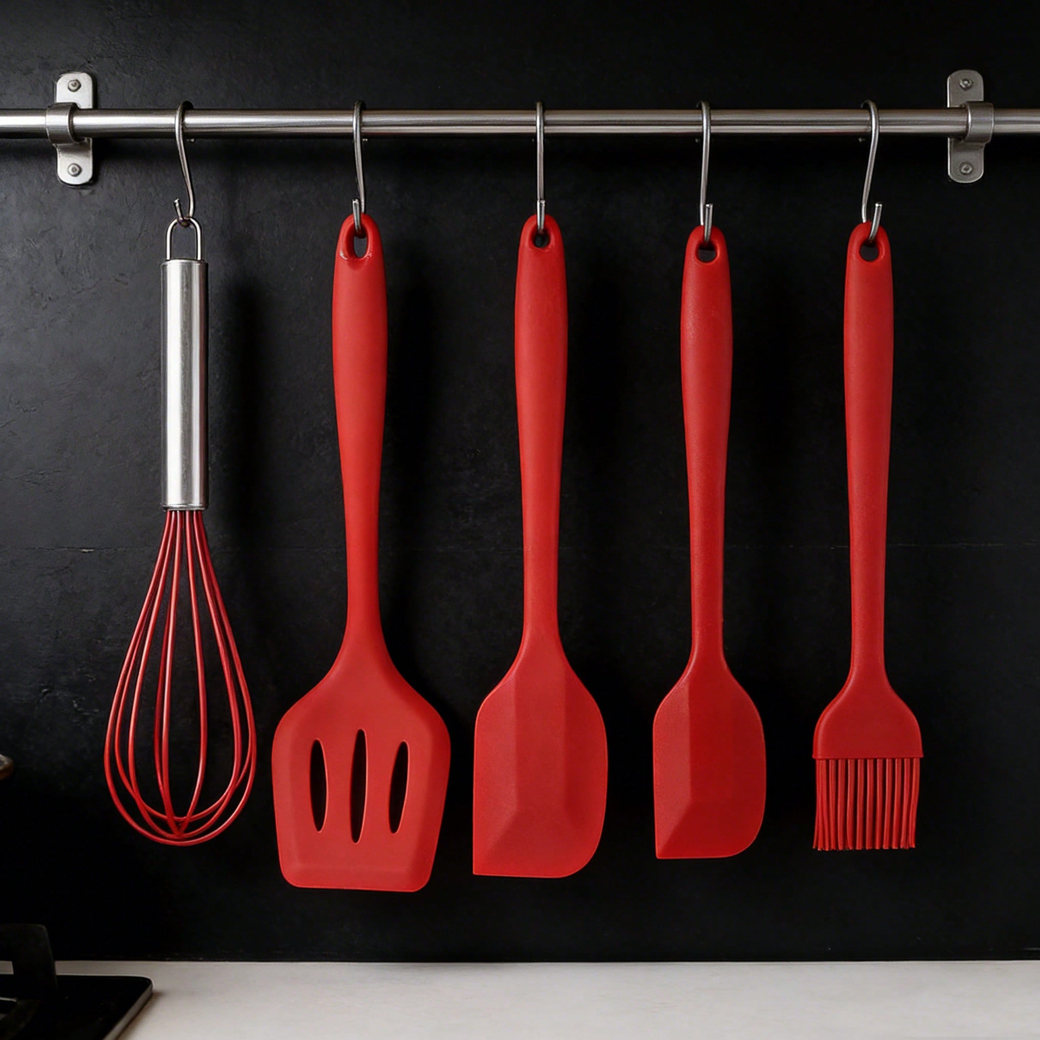 Silicone Cooking Utensils Set, - Kitchen Baking Gadgets のレビューと価格