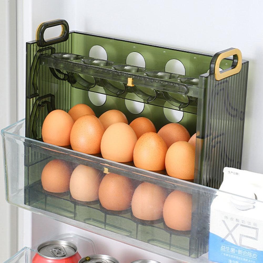 Egg Box Storage Box Side Door  - Kitchen Baking Tray Storage のレビューと価格