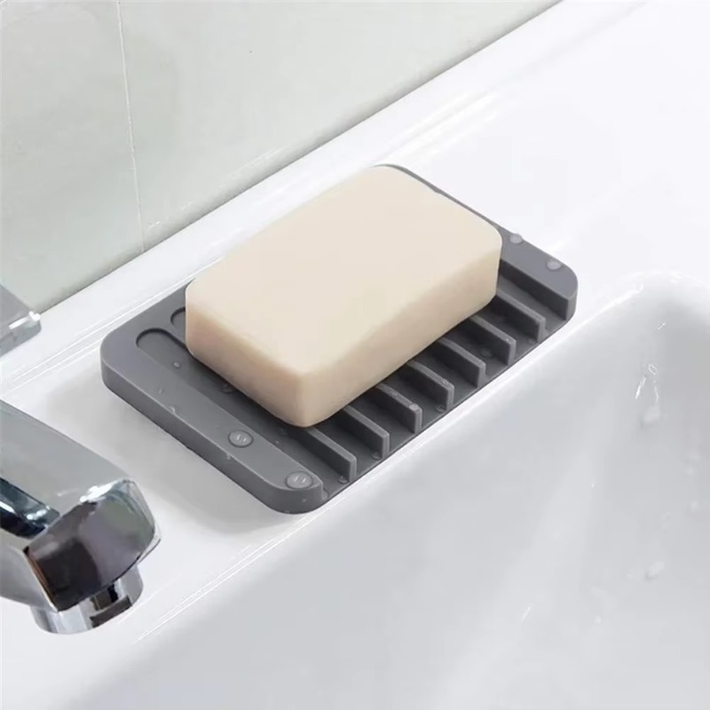Self Draining Soap Holder Sili - Kitchen Baking Tray Storage のレビューと価格