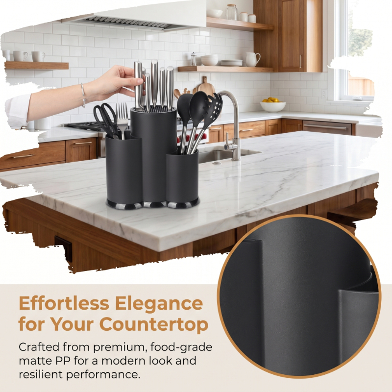 Kitchen Organizer Rack PP Knif - Kitchen Baking Tray Storage のレビューと価格