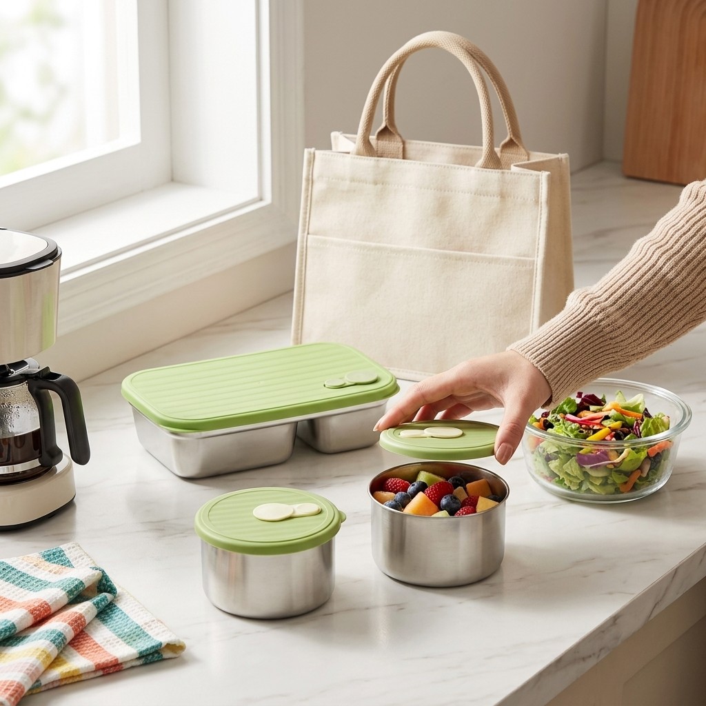 Microwave Safe 304 Stainless S - Kitchen Baking Tray Storage のレビューと価格