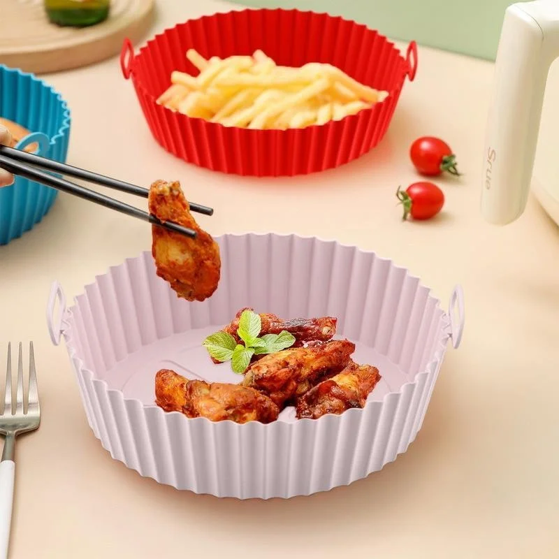 Silicone Basket Pot Tray Airfr - Kitchen Baking Gadgets のレビューと価格