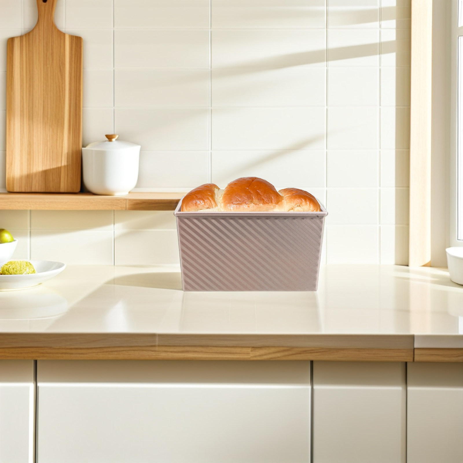 Non-Stick Rectangular Toast Pa - Kitchen Baking Cake のレビューと価格