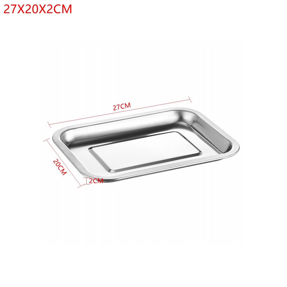 1PCS Stainless Steel Food Tray - Kitchen Baking Dishes のレビューと価格