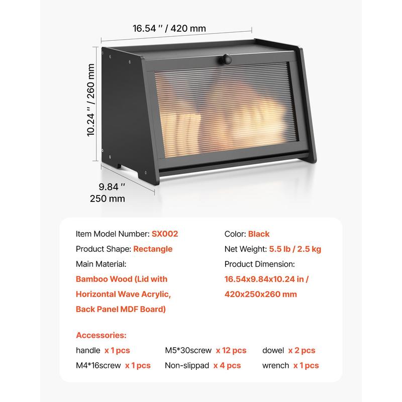 Kitchen Loaf Storage Bin 15x10 - Kitchen Baking Storage のレビューと価格