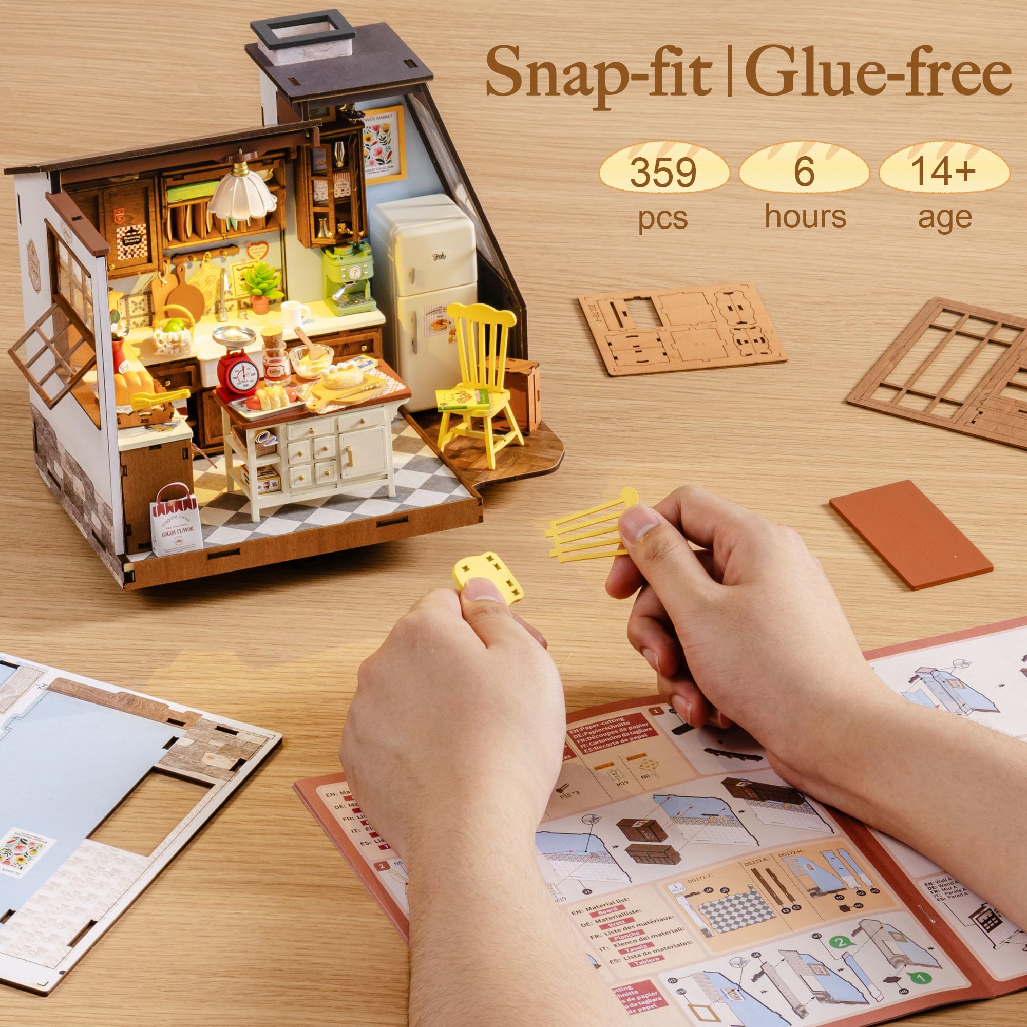 Rolife DIY Miniature House Kit - Baking Kitchen Rolife のレビューと価格