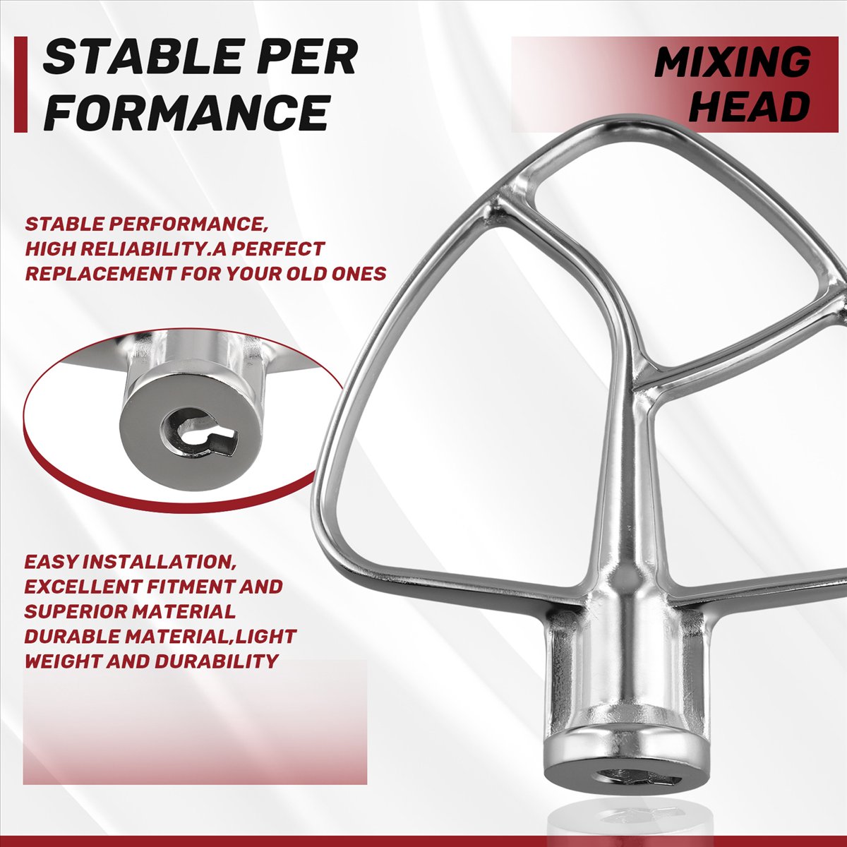 Hot A60T Stainless Steel Flat  - Kitchen Baking Aid のレビューと価格