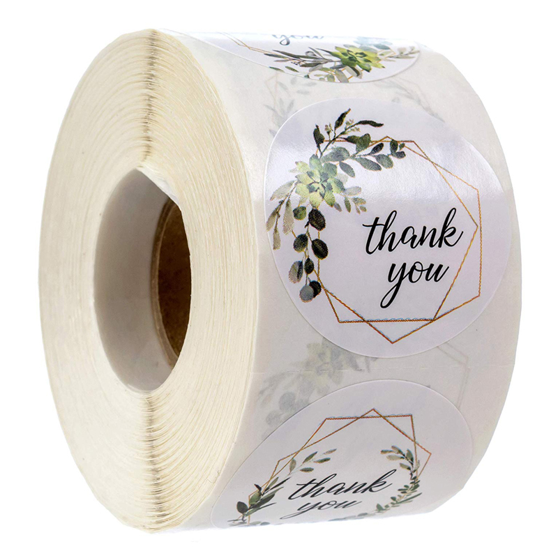 500pcs Thank you Roll Stickers - Kitchen.Baking Labels のレビューと価格