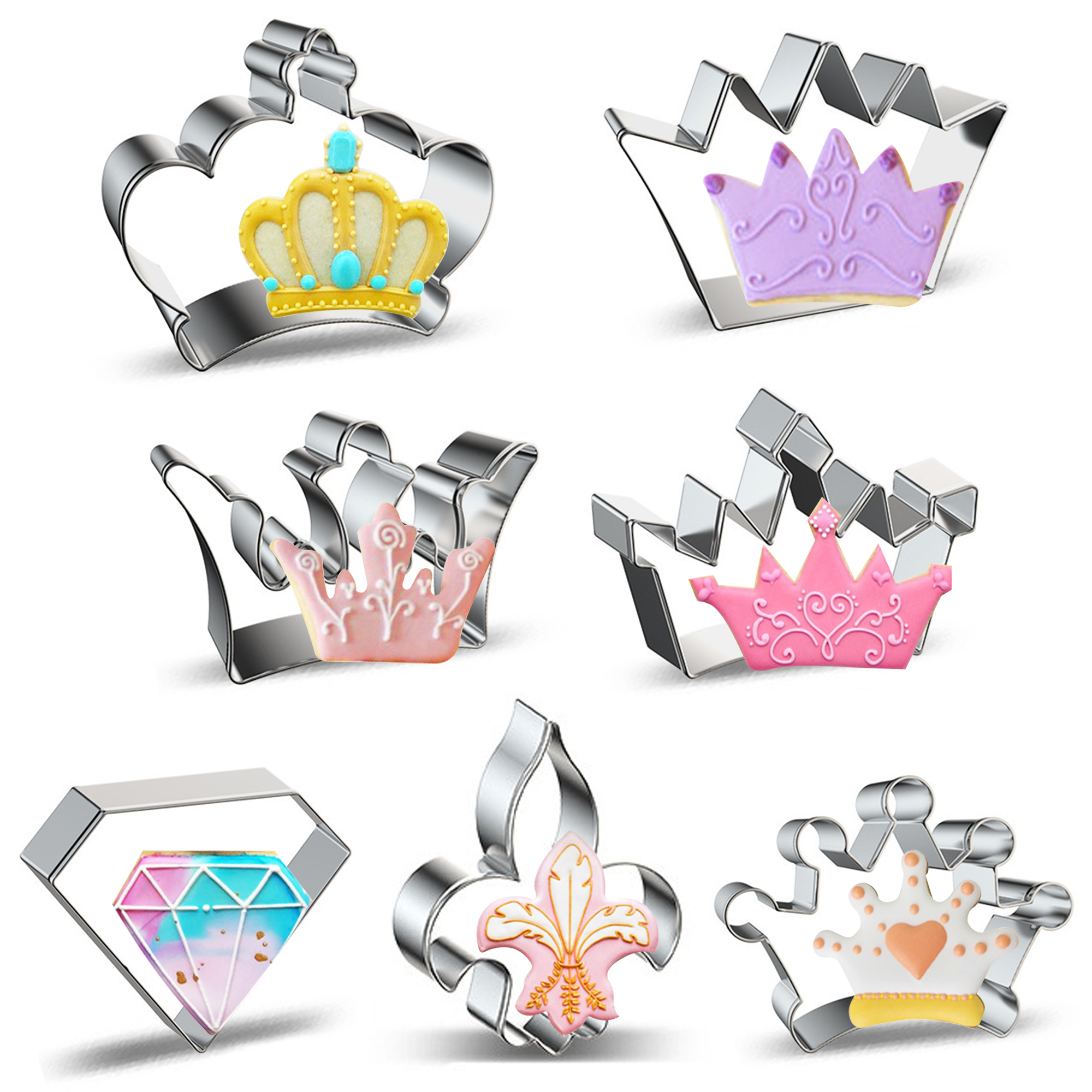 Crown Cookie Cutter Baking Coo - Kitchen Baking Cake のレビューと価格