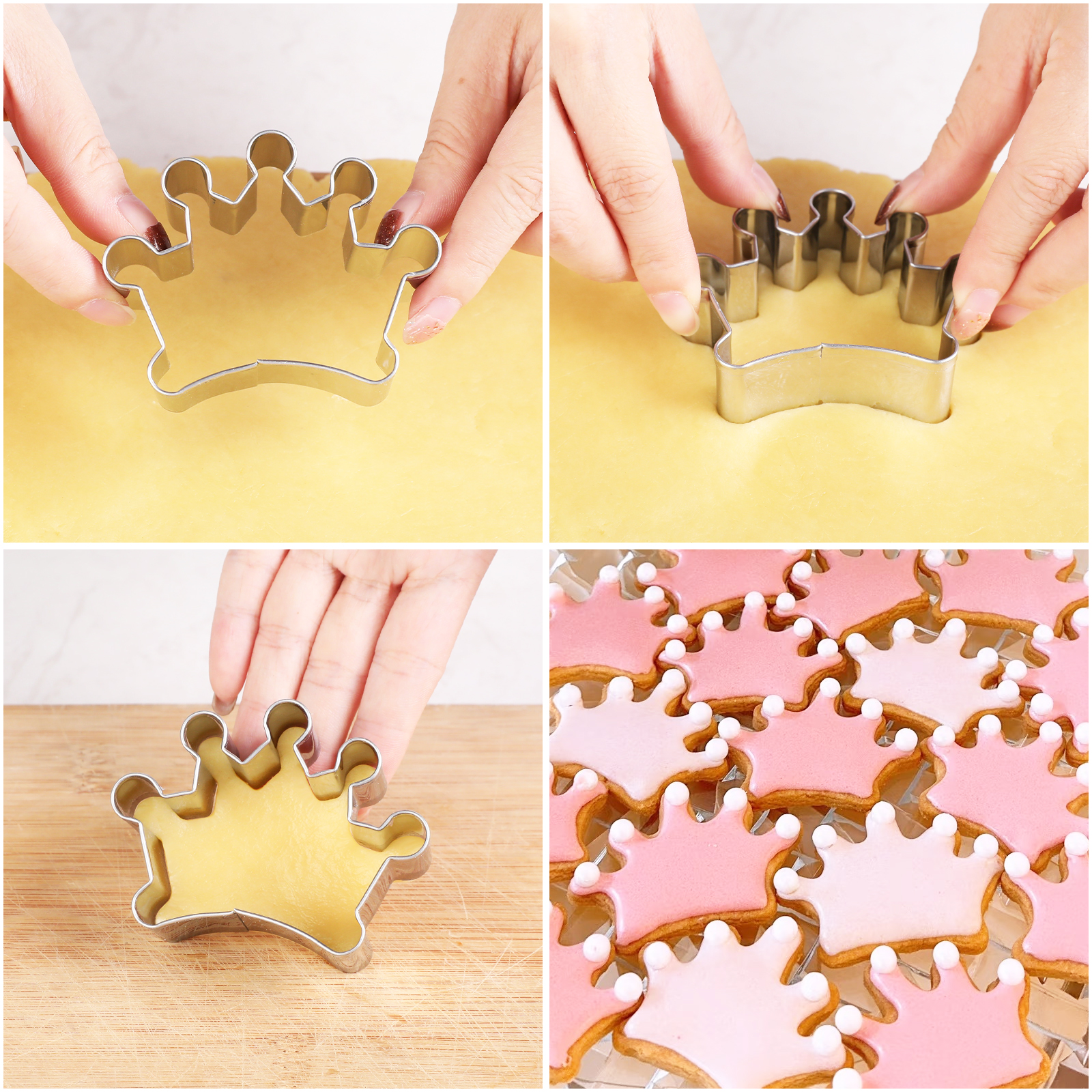 Crown Cookie Cutter Baking Coo - Kitchen Baking Cake のレビューと価格