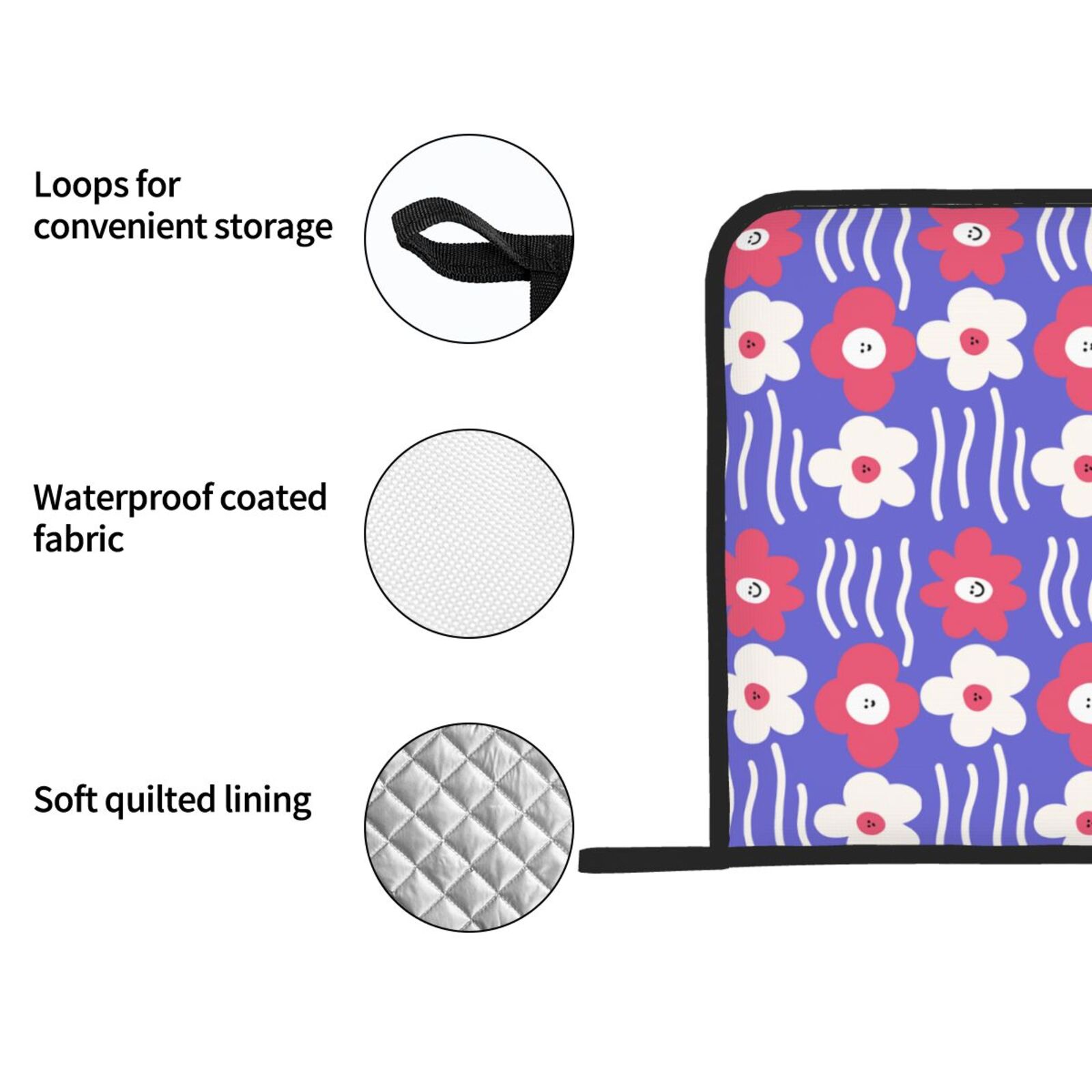 Floral Flowers Pot Holders Set - Kitchen Baking Dishes のレビューと価格