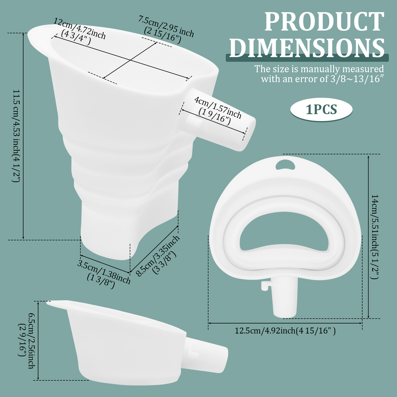 Silicone Flour Funnel for Kitc - Kitchen Baking Aid のレビューと価格
