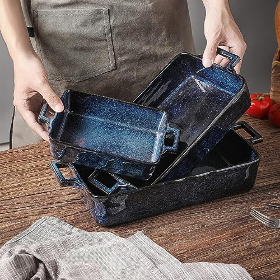 Ceramic Bakeware Set Porcelain - Kitchen Baking Dishes のレビューと価格