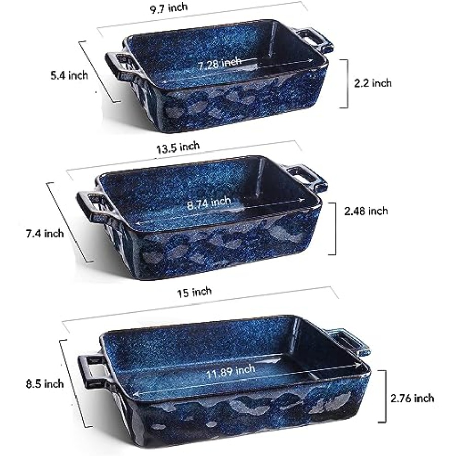 Ceramic Bakeware Set Porcelain - Kitchen Baking Dishes のレビューと価格
