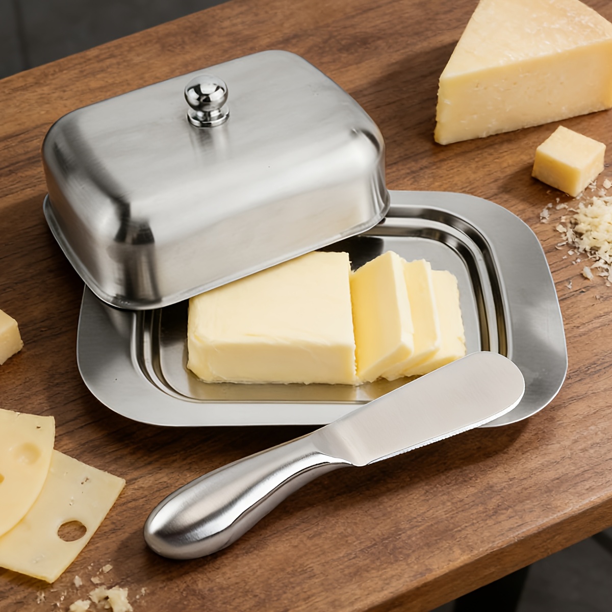 1PC Stainless Steel Butter Dis - Kitchen Baking Dishes のレビューと価格
