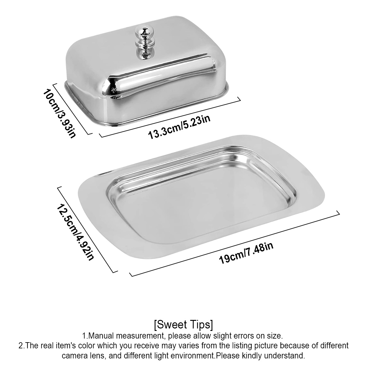 1PC Stainless Steel Butter Dis - Kitchen Baking Dishes のレビューと価格
