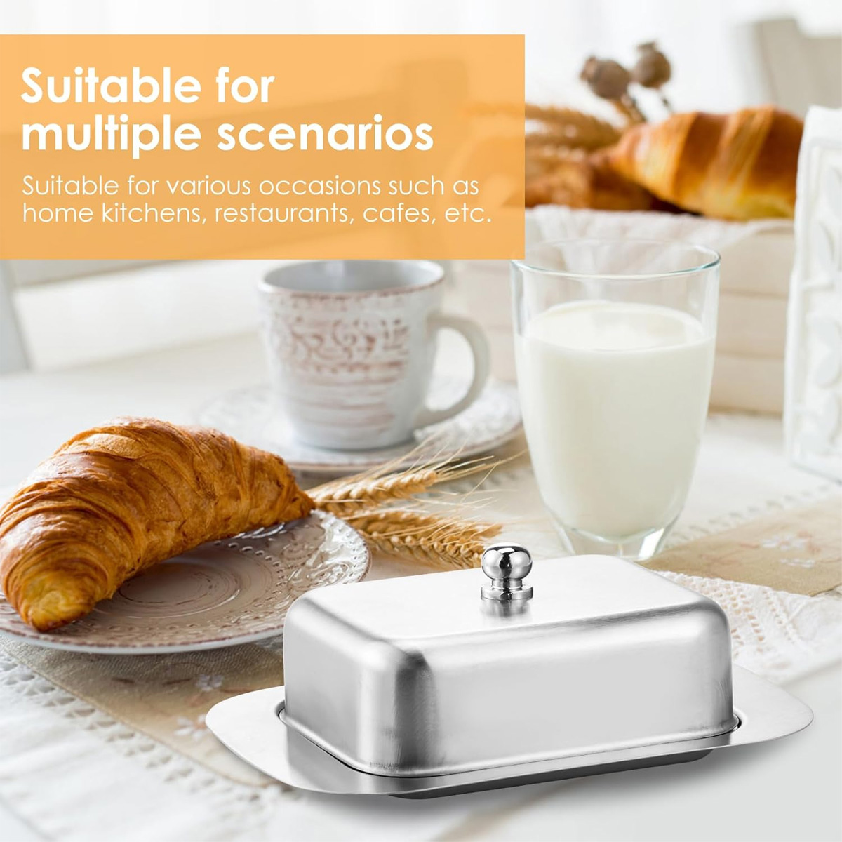 1PC Stainless Steel Butter Dis - Kitchen Baking Dishes のレビューと価格