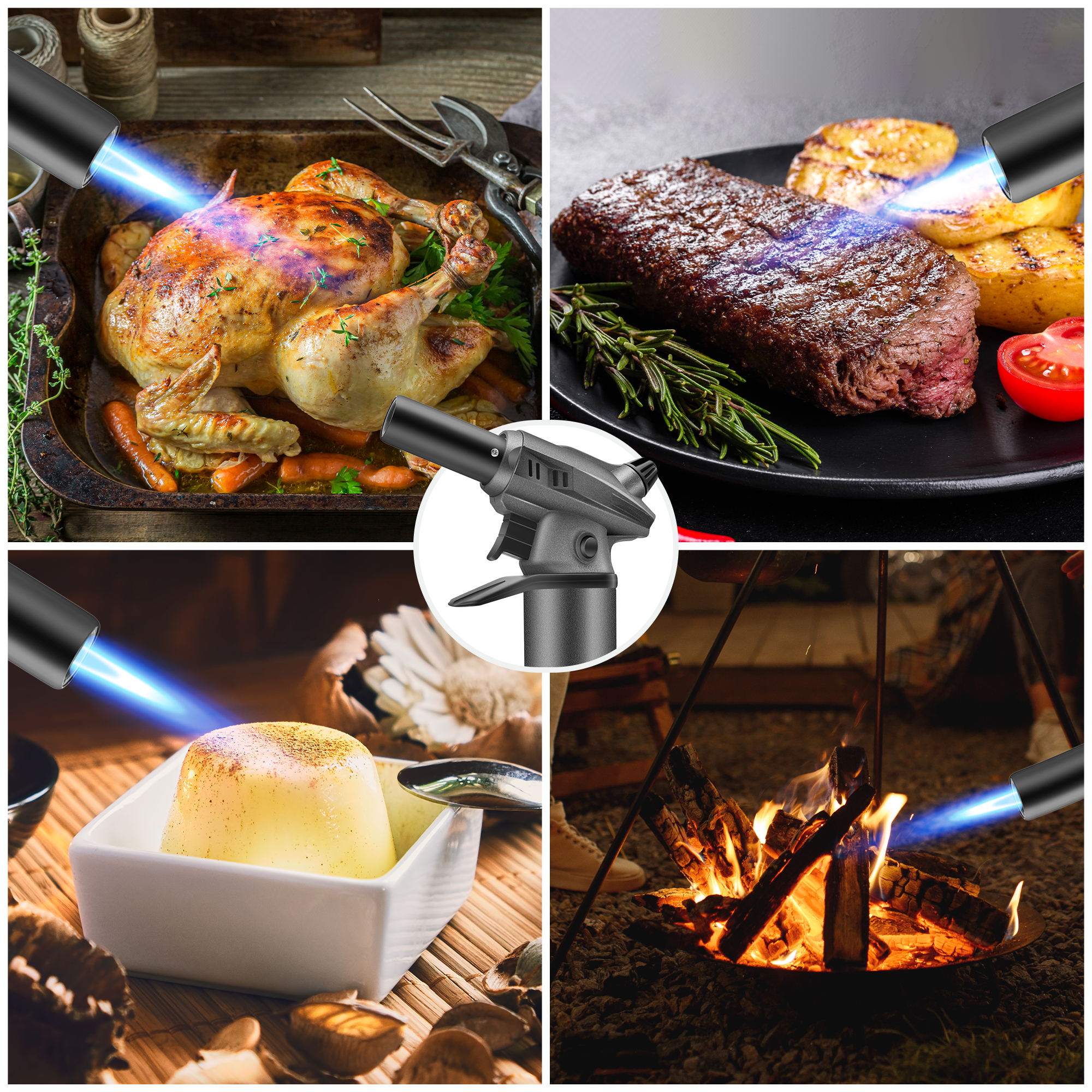 High-Power Professional Butane - Kitchen Baking Torch のレビューと価格