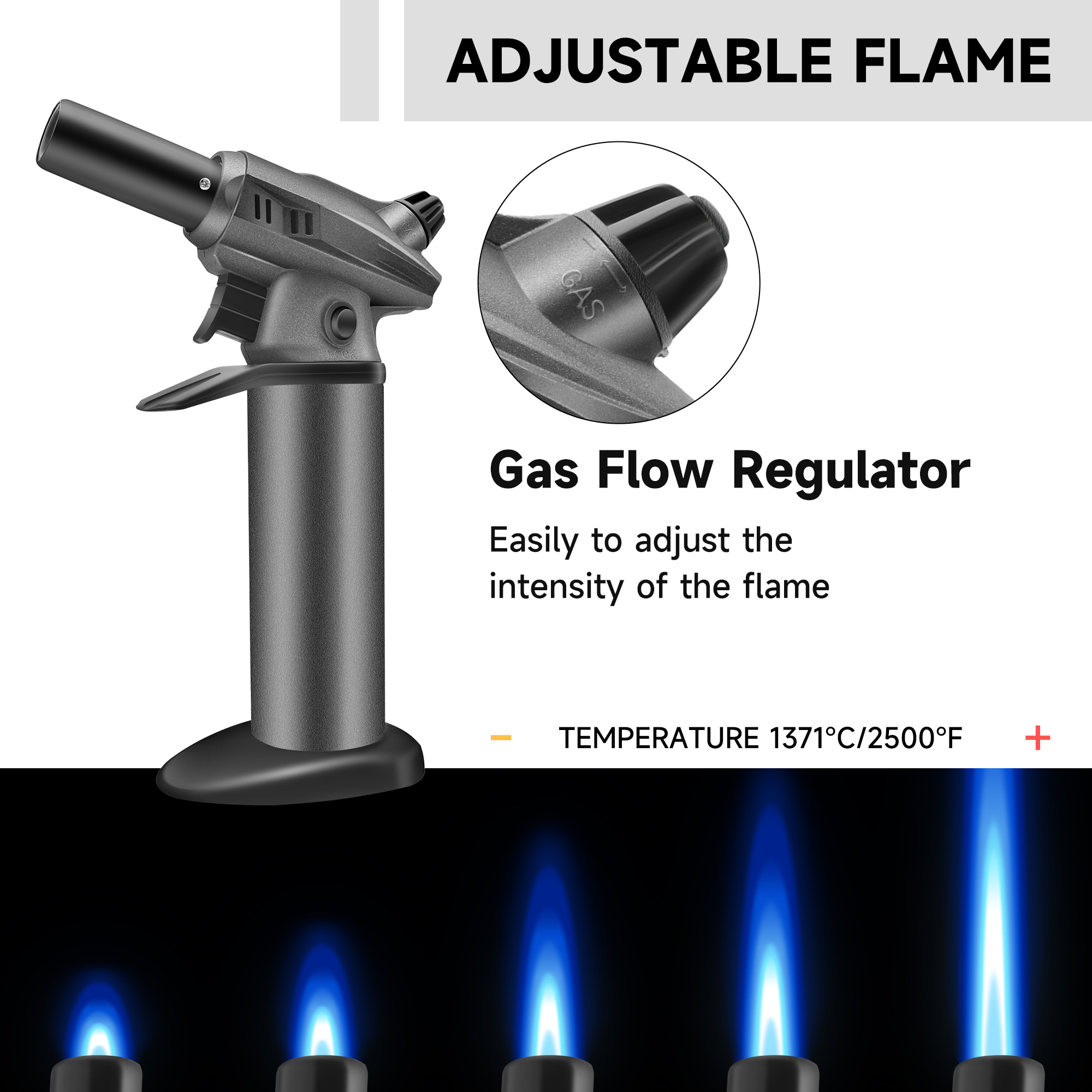 High-Power Professional Butane - Kitchen Baking Torch のレビューと価格